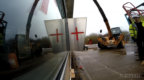 Image: Testing of Unitised Facade ARC, Copenhagen