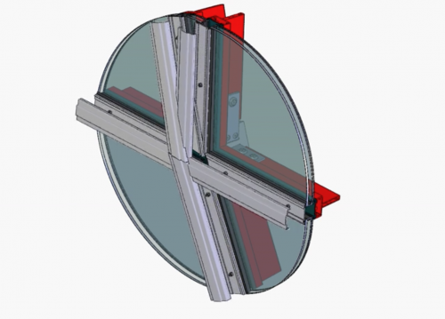 Image: installation of glass unit