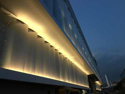 Image: First lighting test